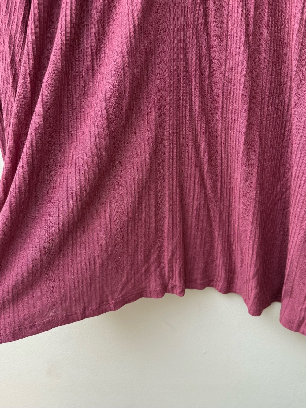 Lucky Brand Violet Quartz Lace Yoke Henley Peasant Top - Picture 6 of 9